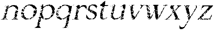Ascella Stamp Italic otf (400) Font LOWERCASE