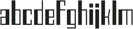 Ascen Regular otf (400) Font LOWERCASE