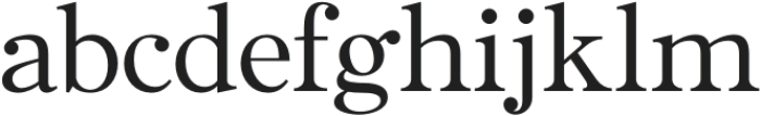 Ascendant Serif Regular otf (400) Font LOWERCASE