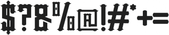 Aseina Typeface Regular otf (400) Font OTHER CHARS