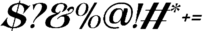 Aseno Modern Italic otf (400) Font OTHER CHARS