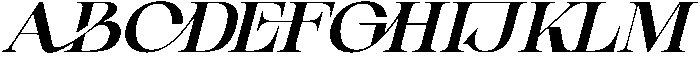 Aseno Modern Italic otf (400) Font UPPERCASE
