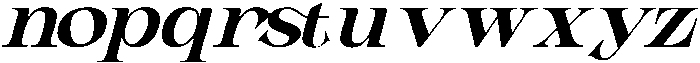 Aseno Modern Italic otf (400) Font LOWERCASE