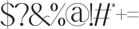 Aserha Regular otf (400) Font OTHER CHARS