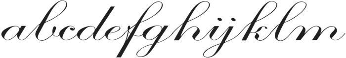Ashalina Regular otf (400) Font LOWERCASE