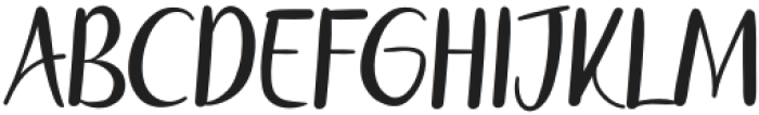 Ashanty Regular otf (400) Font UPPERCASE