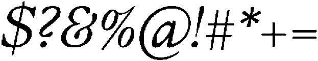 Ashcombe Hall Italic otf (400) Font OTHER CHARS
