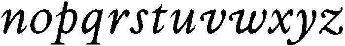 Ashcombe Hall Italic otf (400) Font LOWERCASE