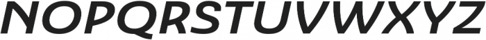 Ashemore Ext Bold Italic otf (700) Font UPPERCASE