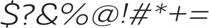 Ashemore Ext Regular Italic otf (400) Font OTHER CHARS