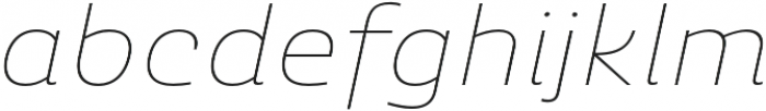 Ashemore Ext Thin Italic otf (100) Font LOWERCASE