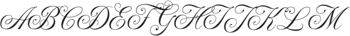 Ashenford Script otf (400) Font UPPERCASE