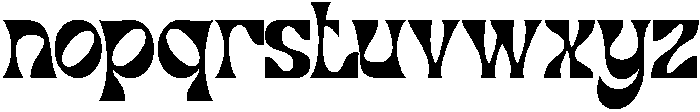 Asher-Regular otf (400) Font LOWERCASE