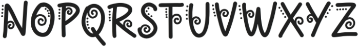 AshiyahRegular otf (400) Font UPPERCASE