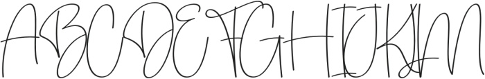Ashley Signature Regular otf (400) Font UPPERCASE