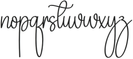 Ashley Signature Regular otf (400) Font LOWERCASE