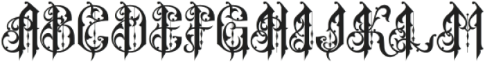 Ashoca-Regular otf (400) Font UPPERCASE