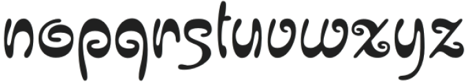 Ashrock Regular otf (400) Font LOWERCASE