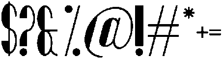 Ashura Regular otf (400) Font OTHER CHARS