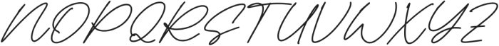 AsitaSignature-Regular otf (400) Font UPPERCASE