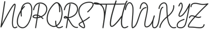 Asittany Script-Regular otf (400) Font UPPERCASE