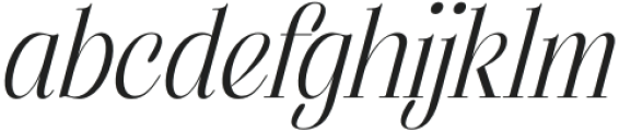 Askhora Italic otf (400) Font LOWERCASE