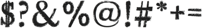 Aslie-Regular otf (400) Font OTHER CHARS