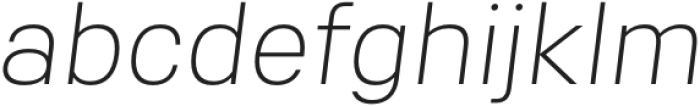 Asperia Extra Light Italic otf (200) FONT