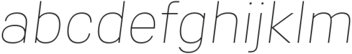 Asperia Thin Italic otf (100) FONT