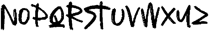 Asphalt Grunge otf (400) Font UPPERCASE