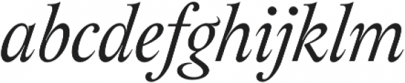 Assemblage Italic otf (400) Font LOWERCASE