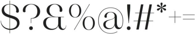 Assent Royale otf (400) Font OTHER CHARS