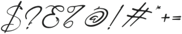 Assinatura Italic otf (400) Font OTHER CHARS