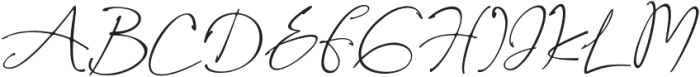 Assinatura Italic otf (400) Font UPPERCASE