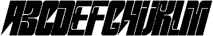Associated Background Bold Italic otf (700) Font UPPERCASE