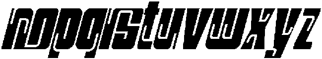 Associated Background Regular Italic otf (400) Font LOWERCASE