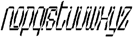Associated Challenges Italic otf (400) Font LOWERCASE
