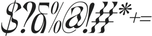 Associated Regular Italic otf (400) Font OTHER CHARS