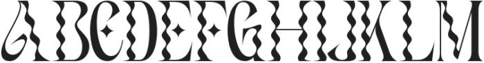 Associated Regular otf (400) Font UPPERCASE