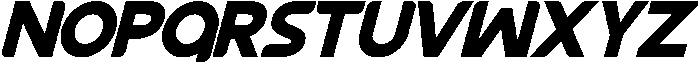 Associera Bold Italic otf (700) Font UPPERCASE