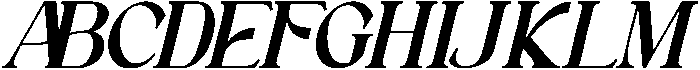 Astafine Bold Italic otf (700) Font UPPERCASE