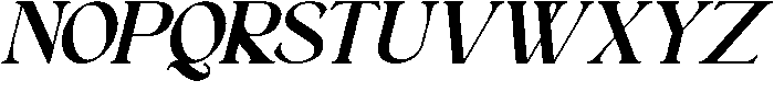 Astafine Bold Italic otf (700) Font UPPERCASE