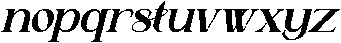 Astafine Bold Italic otf (700) Font LOWERCASE
