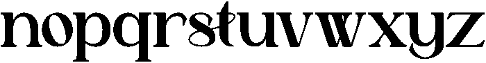 Astafine Bold otf (700) Font LOWERCASE