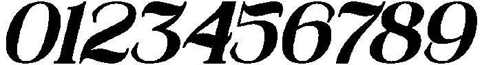 Astafine Extra Bold Italic otf (700) Font OTHER CHARS
