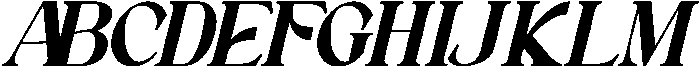 Astafine Extra Bold Italic otf (700) Font UPPERCASE
