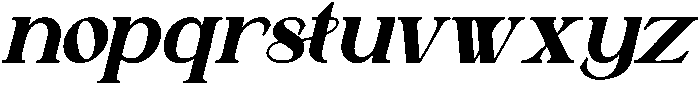 Astafine Extra Bold Italic otf (700) Font LOWERCASE