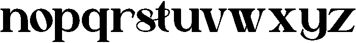 Astafine Extra Bold otf (700) Font LOWERCASE
