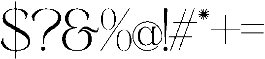 Astafine Light otf (300) Font OTHER CHARS