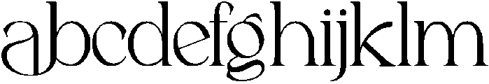 Astafine Light otf (300) Font LOWERCASE